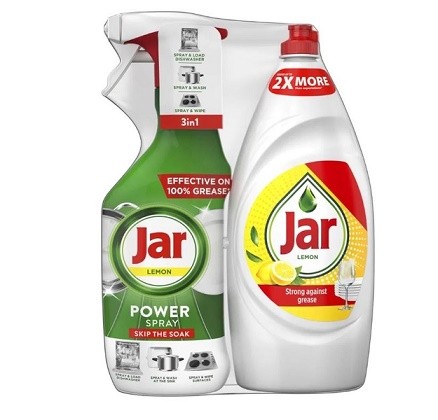 Jar Power spray 500ml+Jar900ml citron DUOPACK - Drogerie Kuchyň Ruční mytí malé